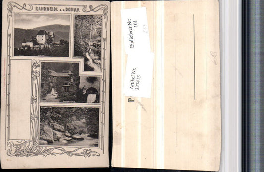 327413,Rannaridl Rannariedl on the Danube near Neustift Castle Watermill Multi-view postcard