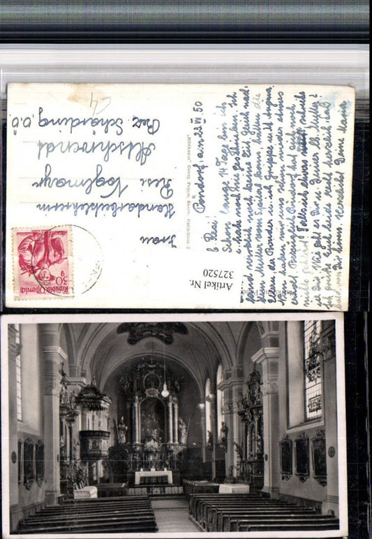 327520,Pöndorf Pfarrkirche Kirche Innenansicht Kanzel