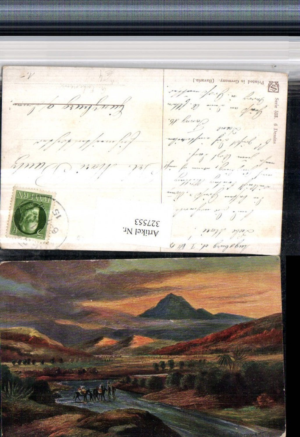 327553,Künstler AK G. Fuhrmann Landschaft Bergkulisse Fluss