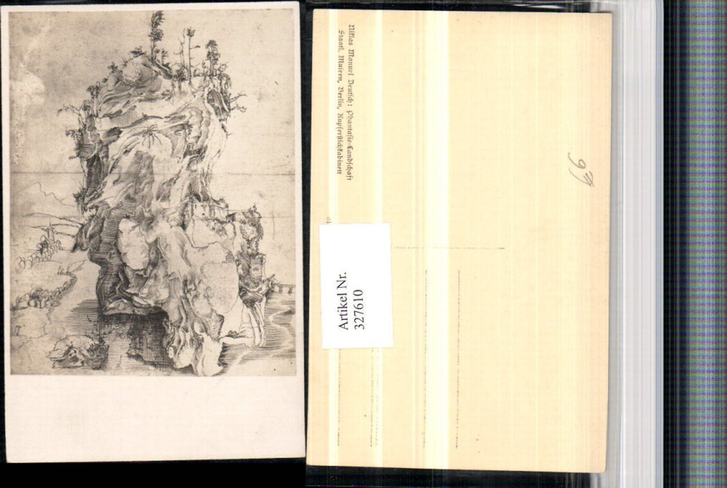 327610,Künstler AK Niklas Manuel Deutsch Phantasie-Landschaft