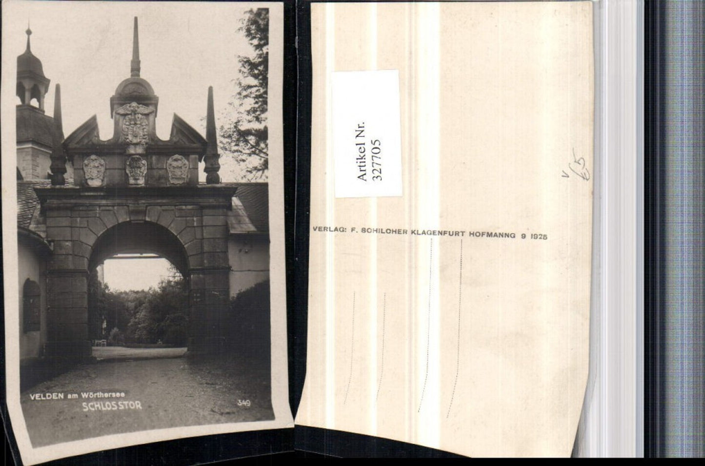 327705,Velden am Wörthersee Schlosstor pub Franz Schilcher 349