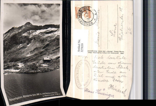 327839,Reißeckgebiet Mühldorfer See m. Reißeckhütte u. Kammwand b. Mühldorf Bergkulisse