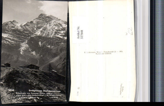 327848,Großglockner Hochalpenstraße Schupferalm geg. Bratschenkopf b. Heiligenblut Bergkulisse