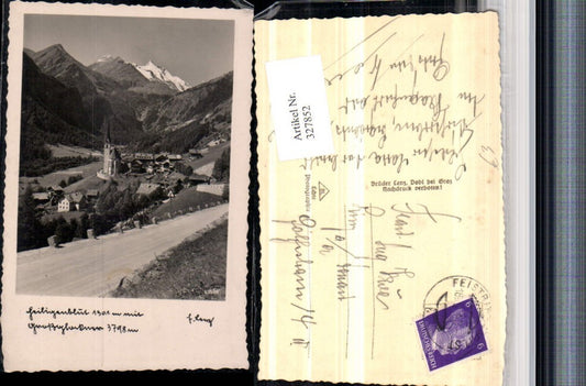 327852,Heiligenblut Totale m. Großglockner Bergkulisse