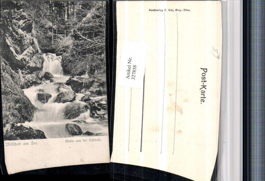 327858,Millstatt am See Motiv aus d. Schlucht Wasserfall