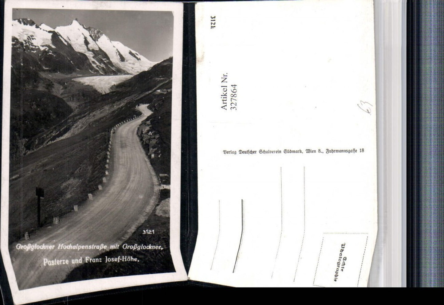 327864,Großglockner Hochalpenstraße b. Heiligenblut pub Deutscher Schulverein Südmark 3121