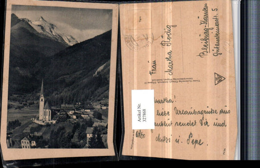 327868,Heiligenblut Teilansicht m. Großglockner Bergkulisse