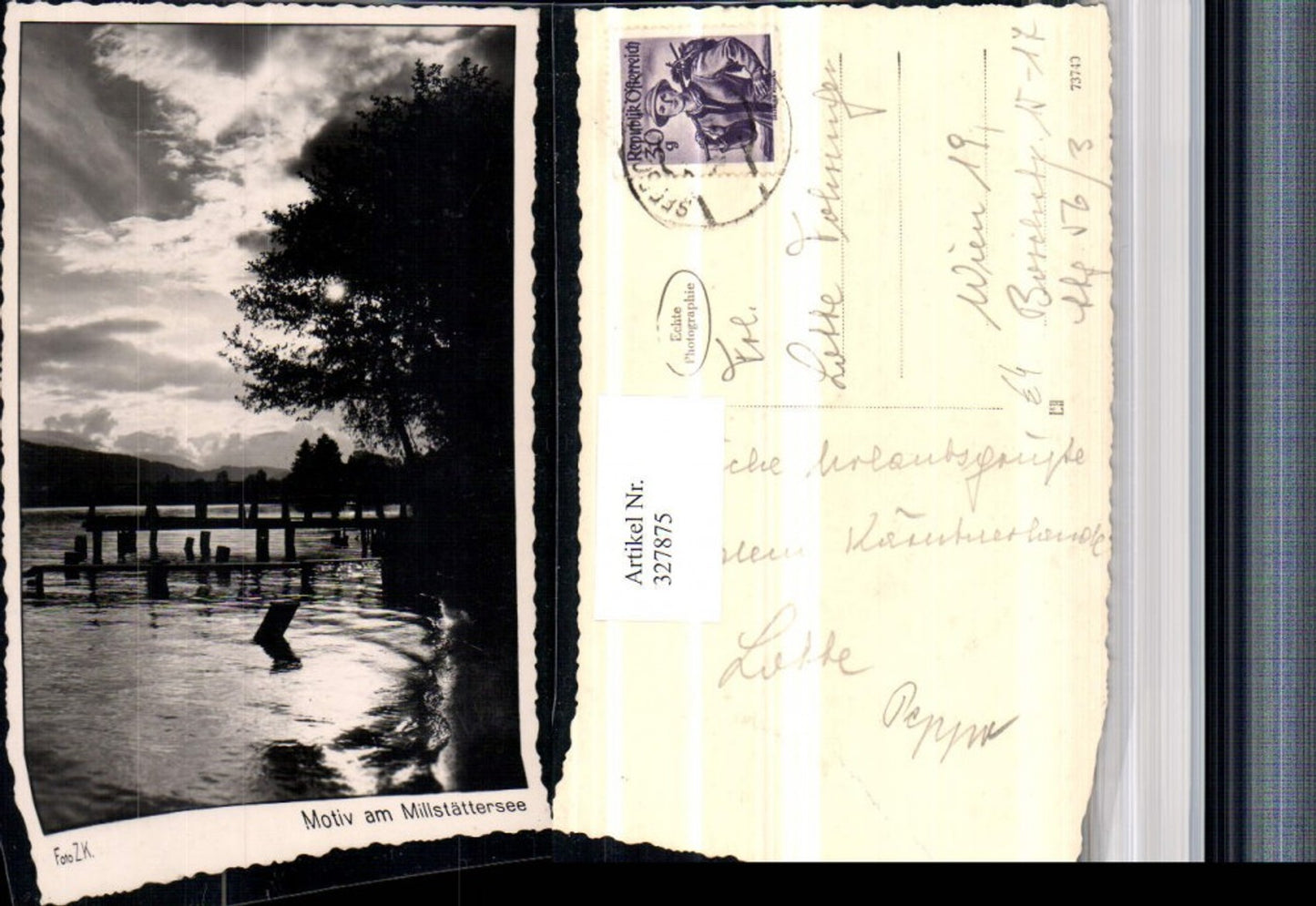 327875,Motiv am Millstättersee b. Millstatt Steg