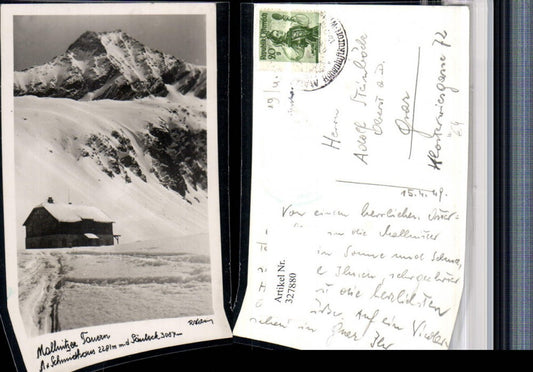 327880,Mallnitzer Tauern A. v. Schmidhaus Berghüte b. Mallnitz Bergkulisse