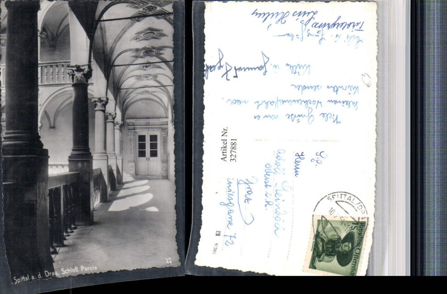 327881,Spittal an d. Drau Schloss Porcia Motiv Arkaden