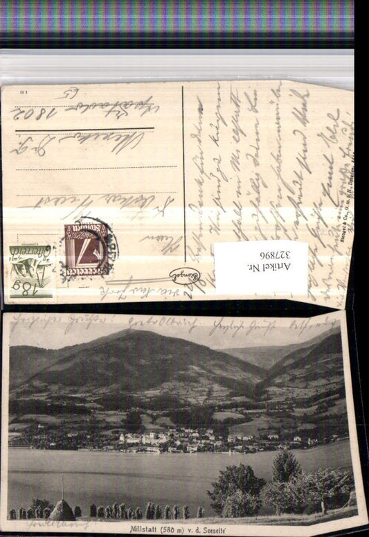 327896,Millstatt Totale von d. Seeseite