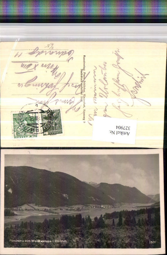327904,Panorama vom Weißensee Totale Bergkulisse pub Franz Schilcher 1501