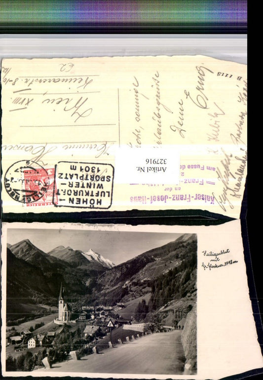 327916,Heiligenblut Totale m. Großglockner Bergkulisse