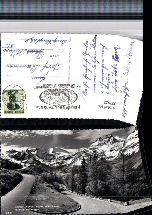 327922,Großglockner Hochalpenstraße Kehre 2 Nordrampe b. Heiligenblut Bergkulisse