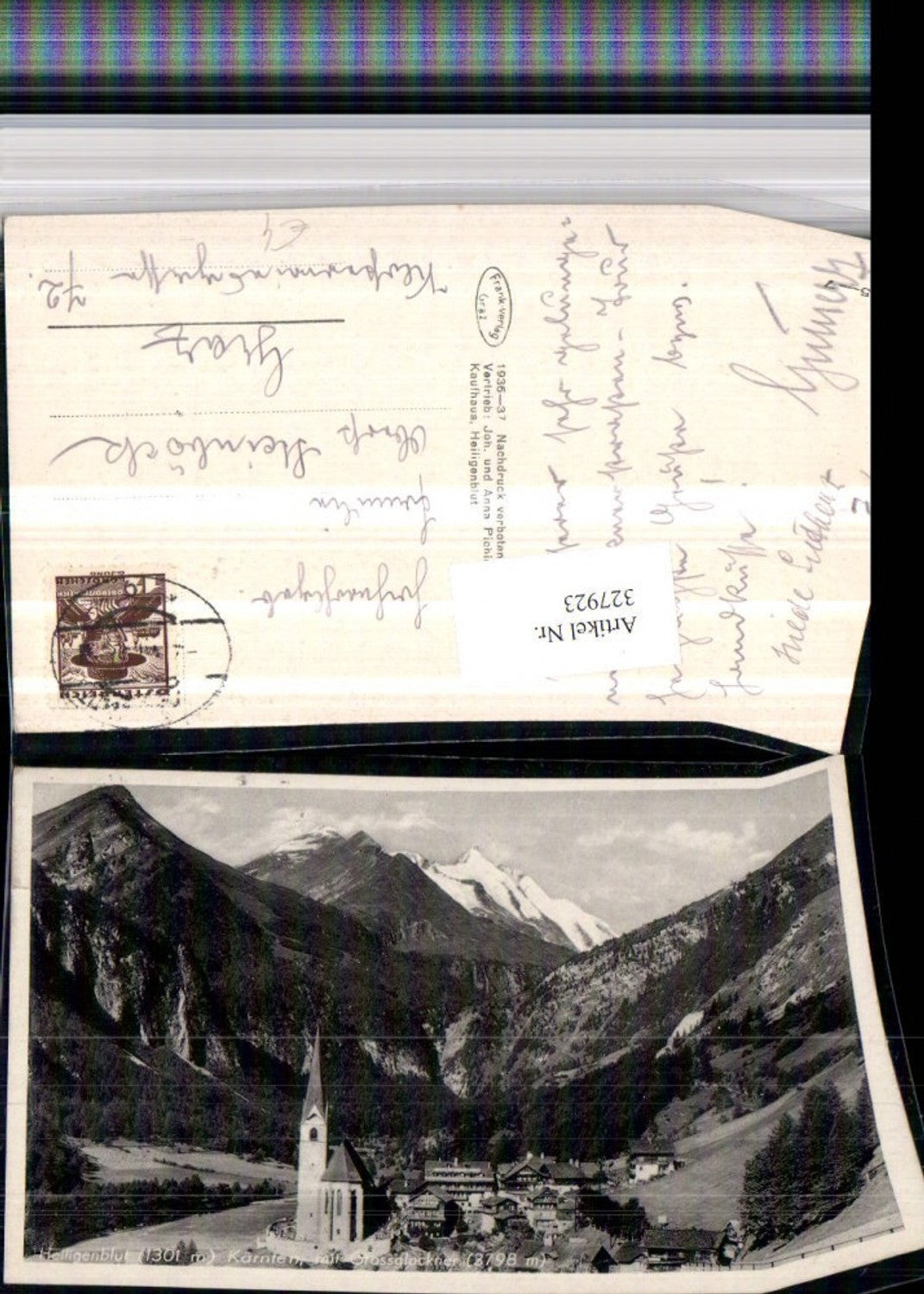 327923,Heiligenblut Totale m. Großglockner Bergkulisse