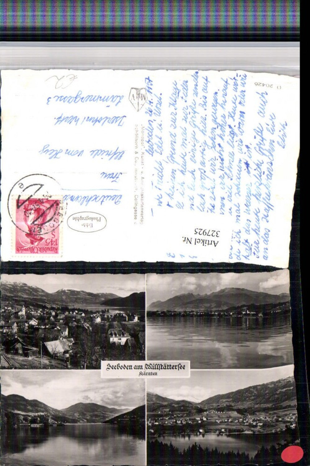 327925,Seeboden am Millstättersee Totale Mehrbildkarte
