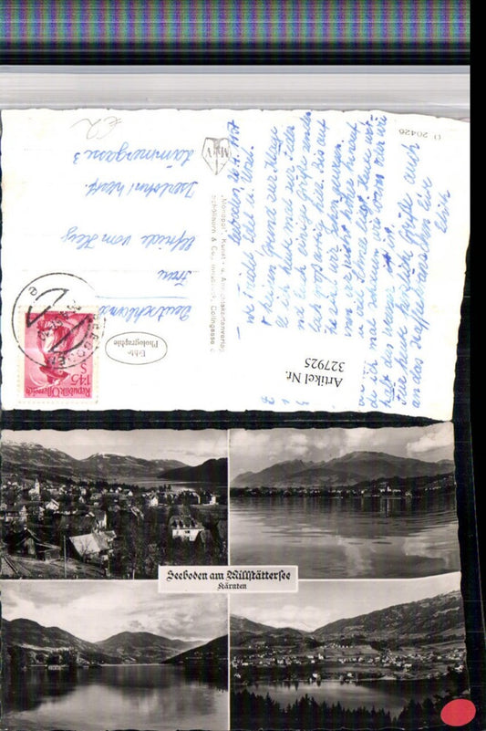 327925,Seeboden am Millstättersee Totale Mehrbildkarte