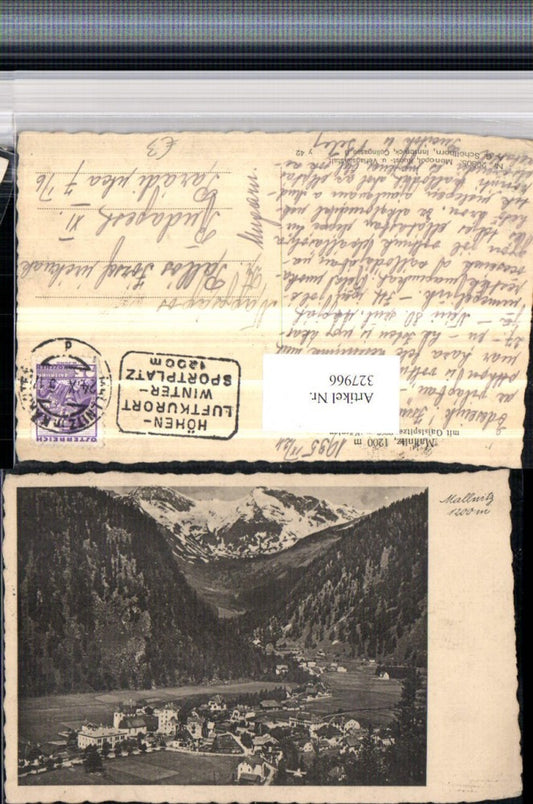327966,Mallnitz Totale m. Gaislspitze Bergkulisse