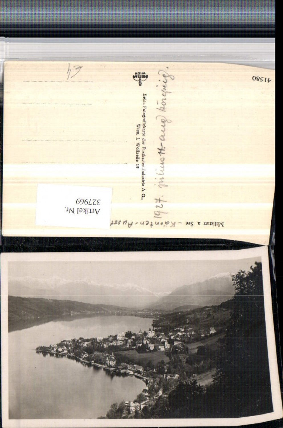 327969,Millstatt am See Totale Bergkulisse