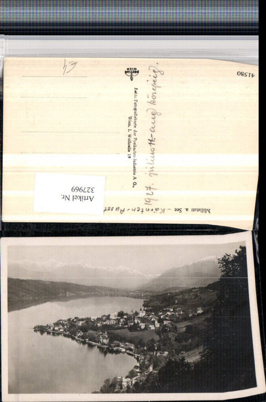 327969,Millstatt am See Totale Bergkulisse