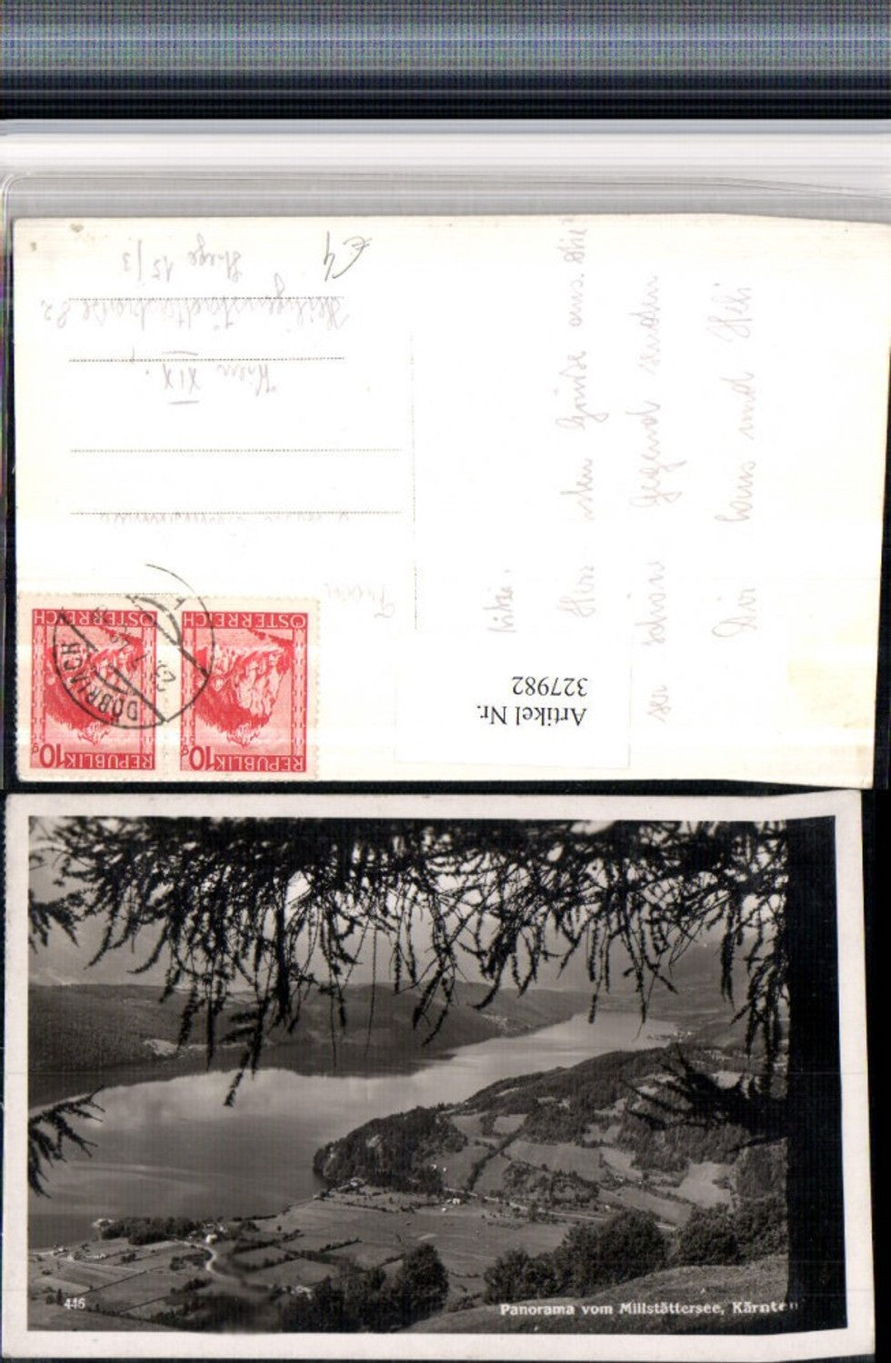 327982,Panorama vom Millstättersee Totale