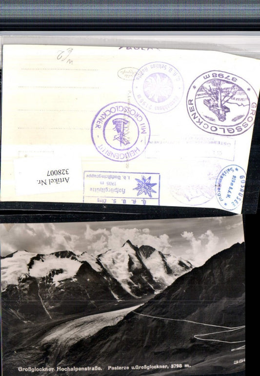 328007,Großglockner Hochalpenstraße Pasterze b. Heiligenblut Bergkulisse