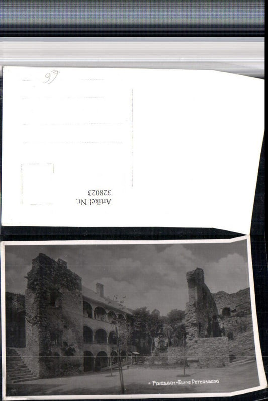 328023,Foto AK Friesach Ruine Petersberg