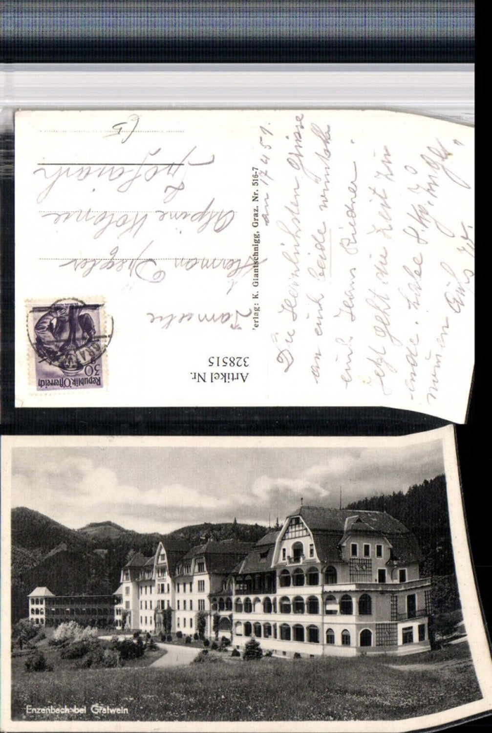 Alte Ansichtskarte – Old Postcard