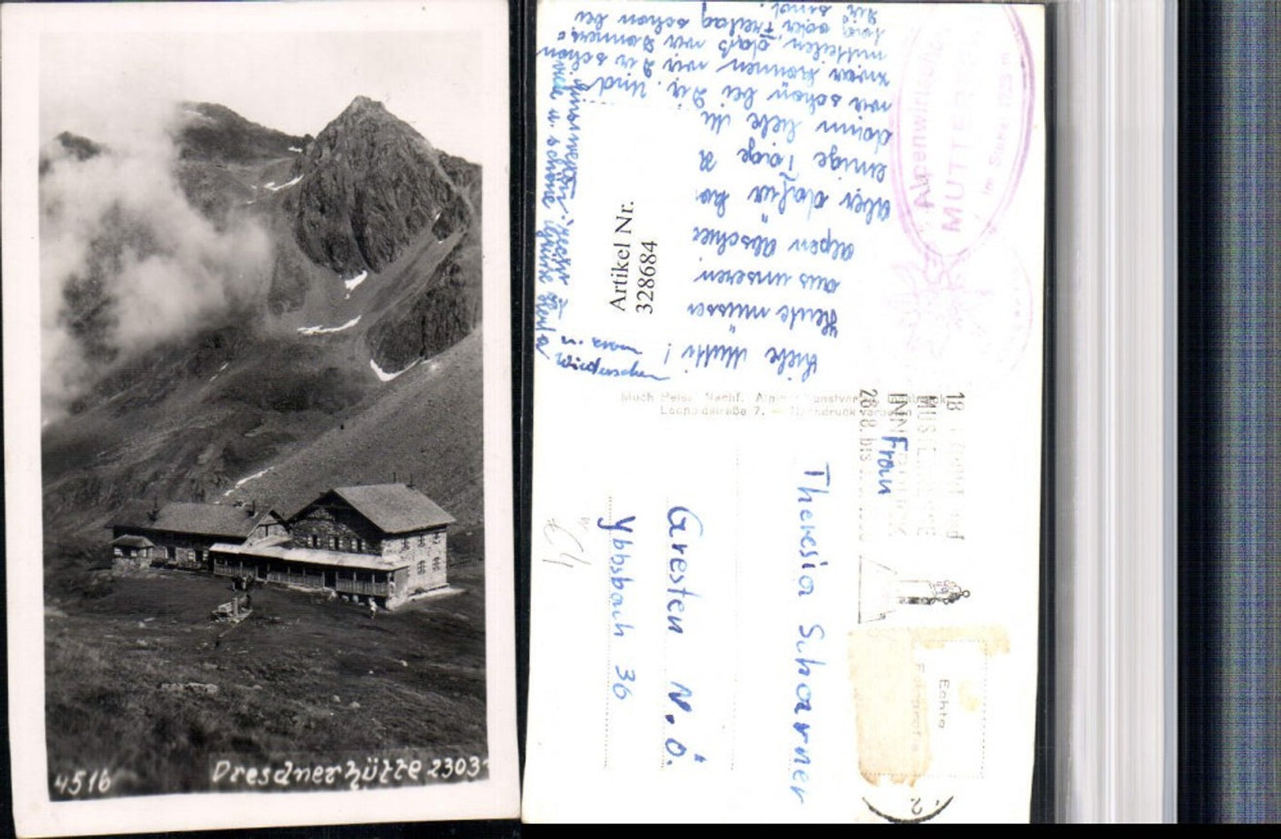 Alte Ansichtskarte – Old Postcard