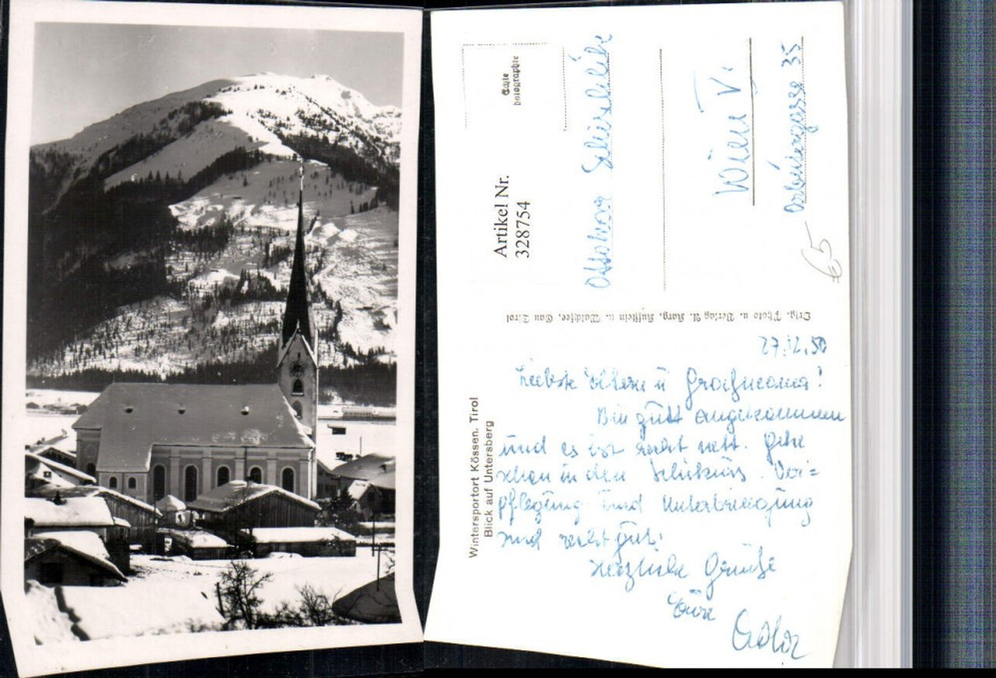 Alte Ansichtskarte – Old Postcard