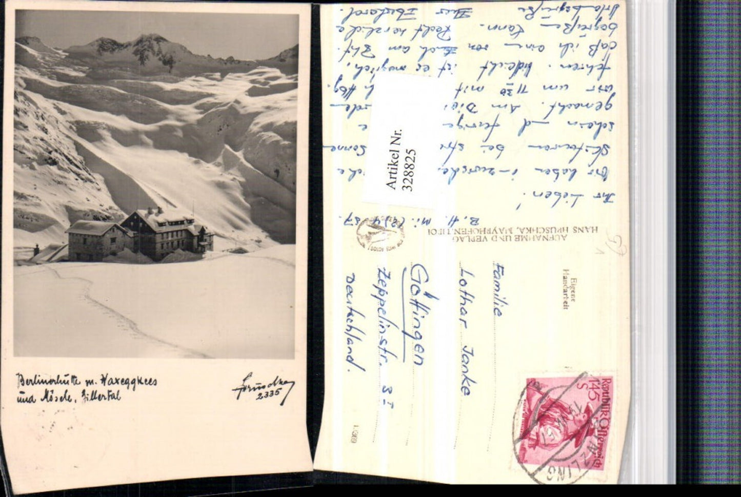 Alte Ansichtskarte – Old Postcard