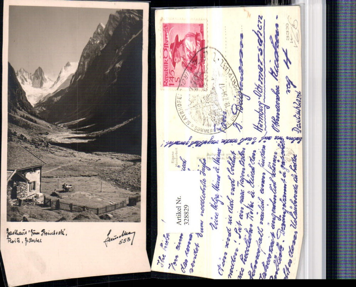 Alte Ansichtskarte – Old Postcard