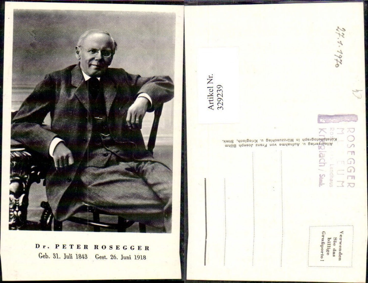 329239,Dr. Peter Rosegger Kunst