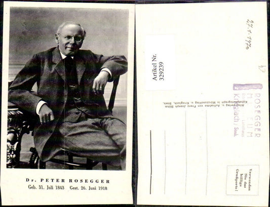 329239,Dr. Peter Rosegger Kunst
