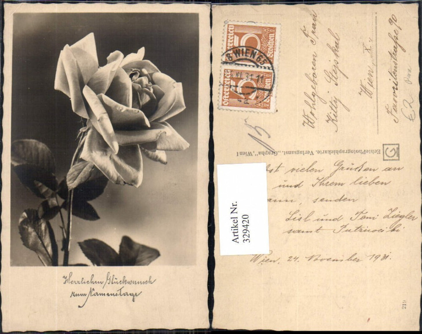 Alte Ansichtskarte – Old Postcard