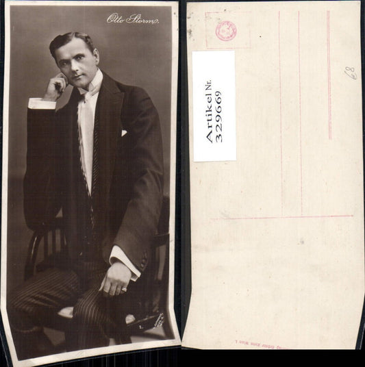 329669,Foto Ak Otto Storm Schauspieler Sänger