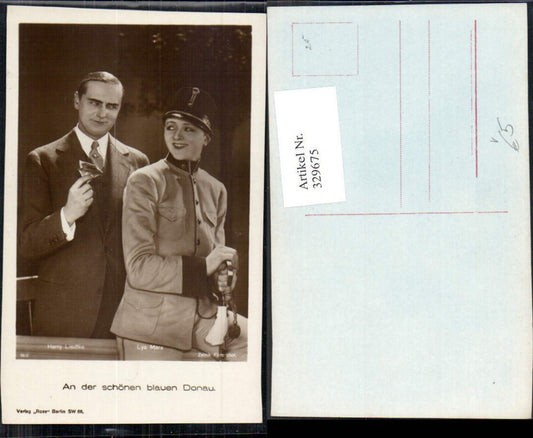 329675,Foto Ak Harry Liedtke Lya Mara Schauspieler Sänger pub Ross 56/2