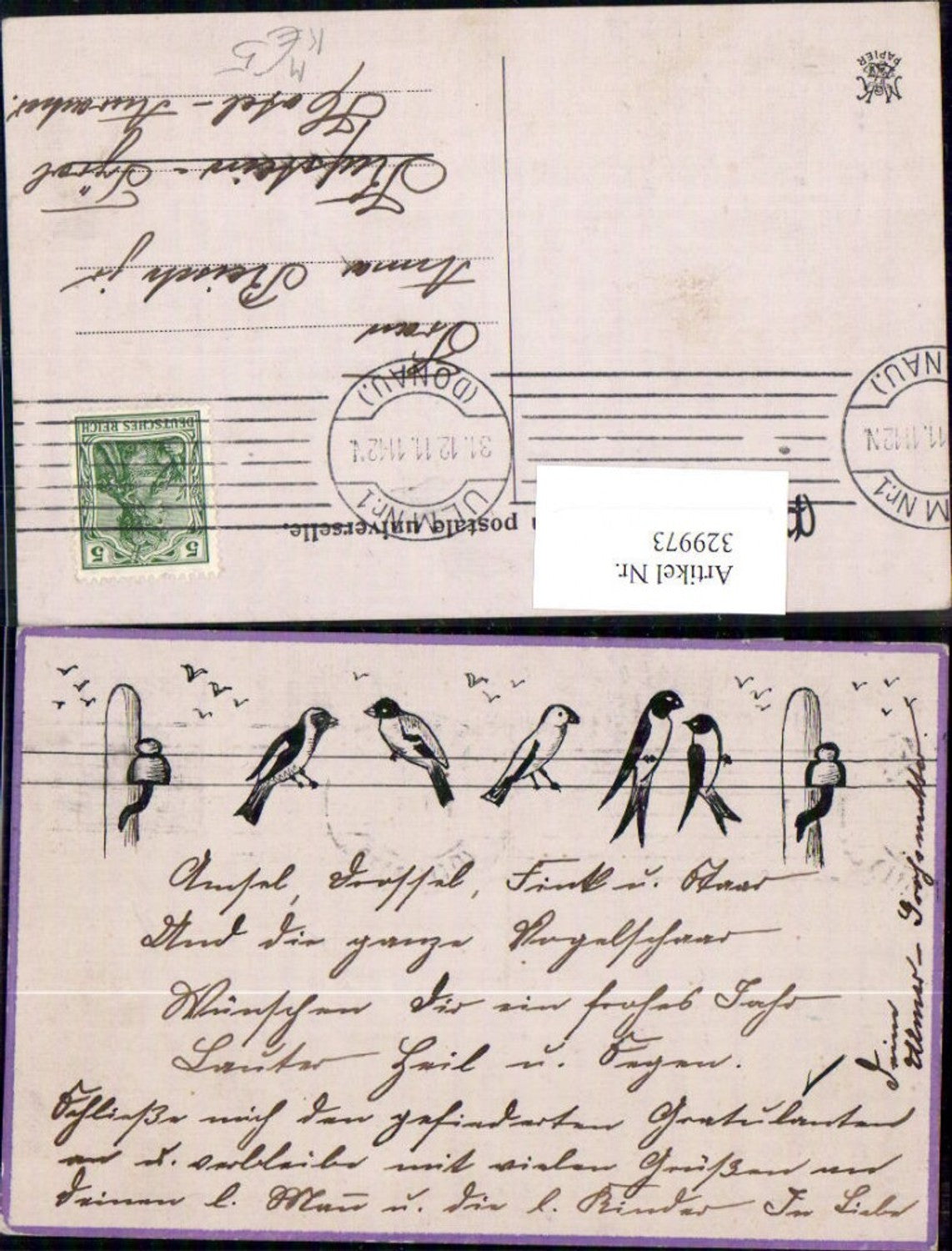 Alte Ansichtskarte – Old Postcard