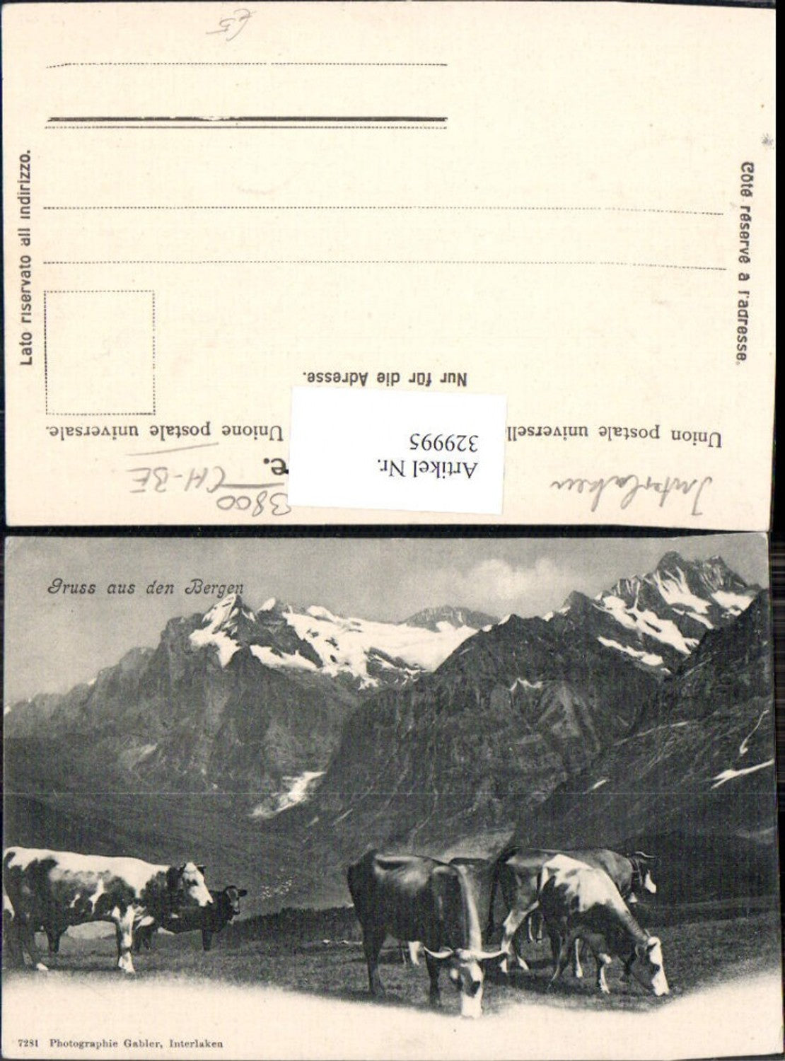 Alte Ansichtskarte – Old Postcard