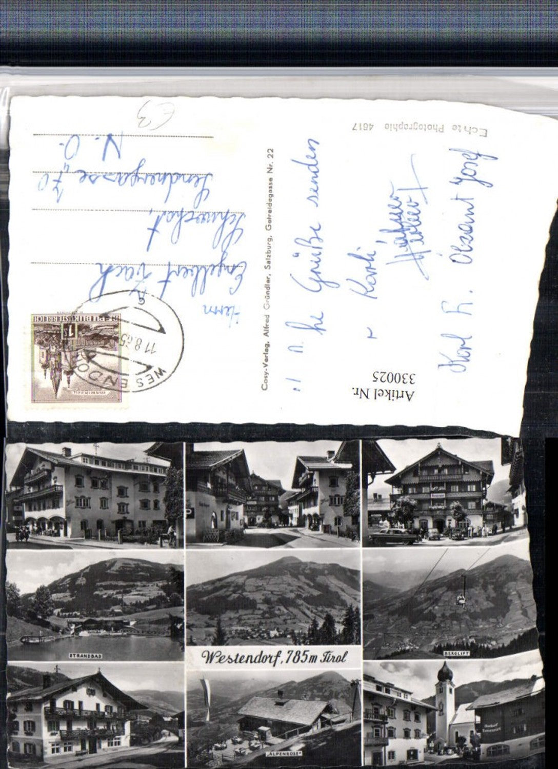 Alte Ansichtskarte – Old Postcard