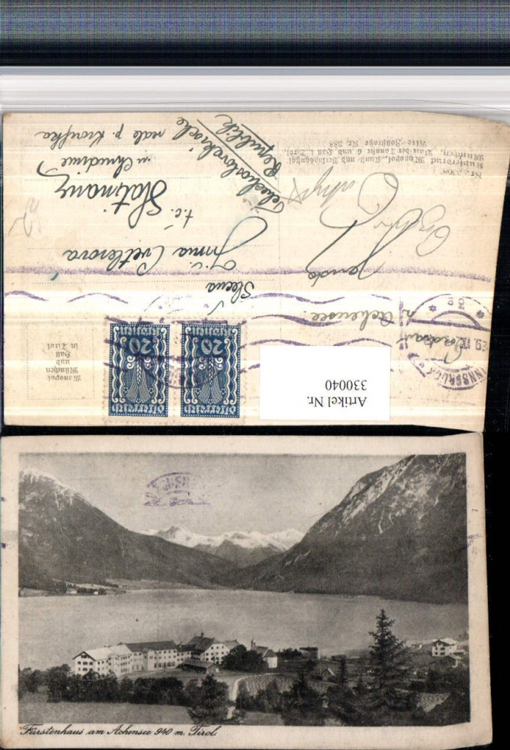 Alte Ansichtskarte – Old Postcard