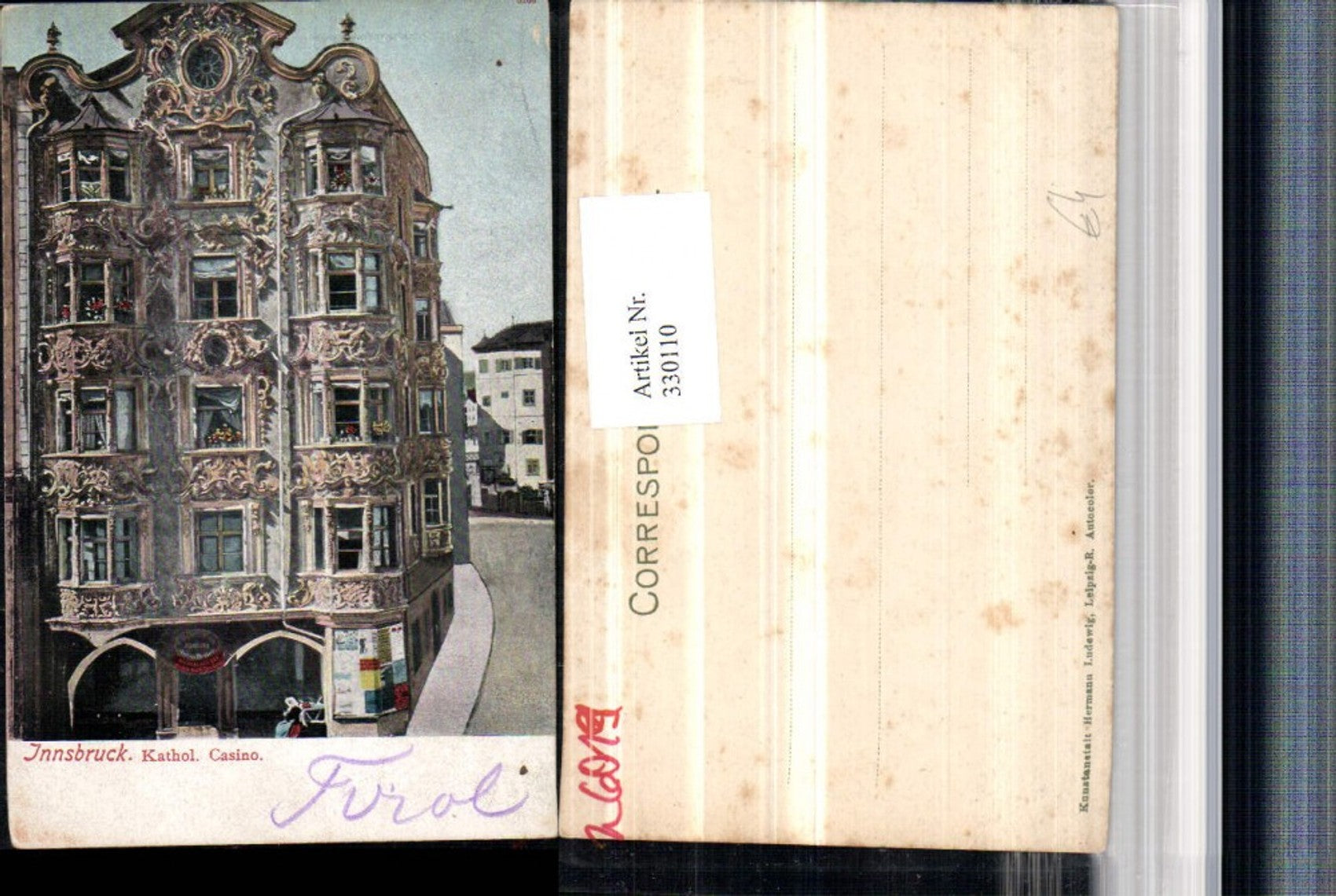 Alte Ansichtskarte – Old Postcard