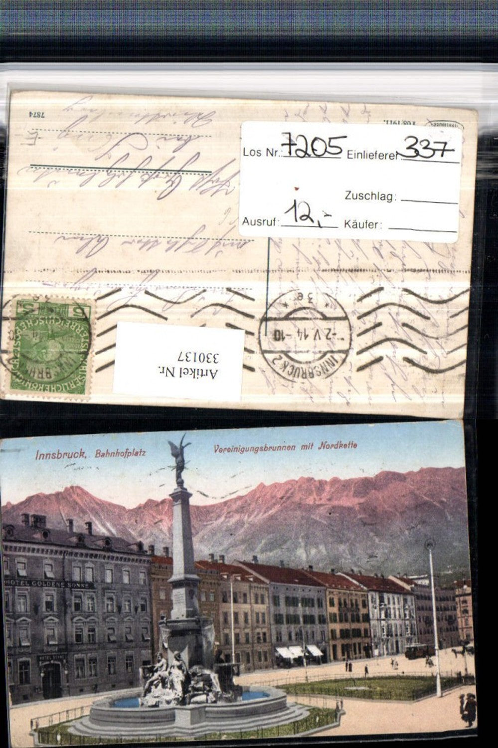 Alte Ansichtskarte – Old Postcard