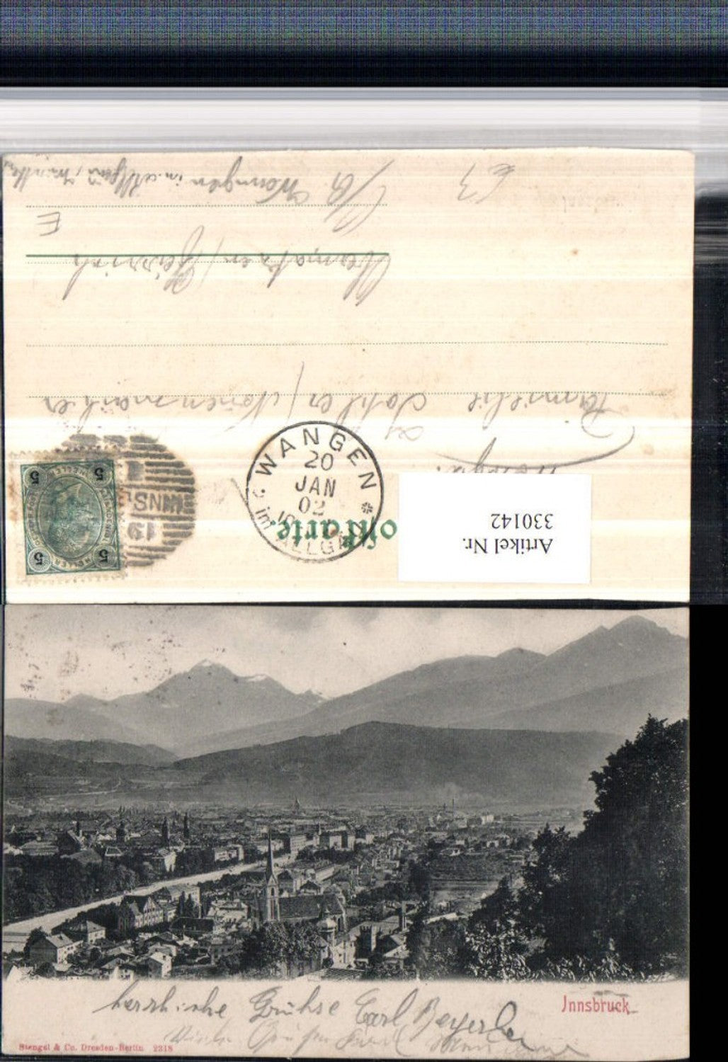 Alte Ansichtskarte – Old Postcard