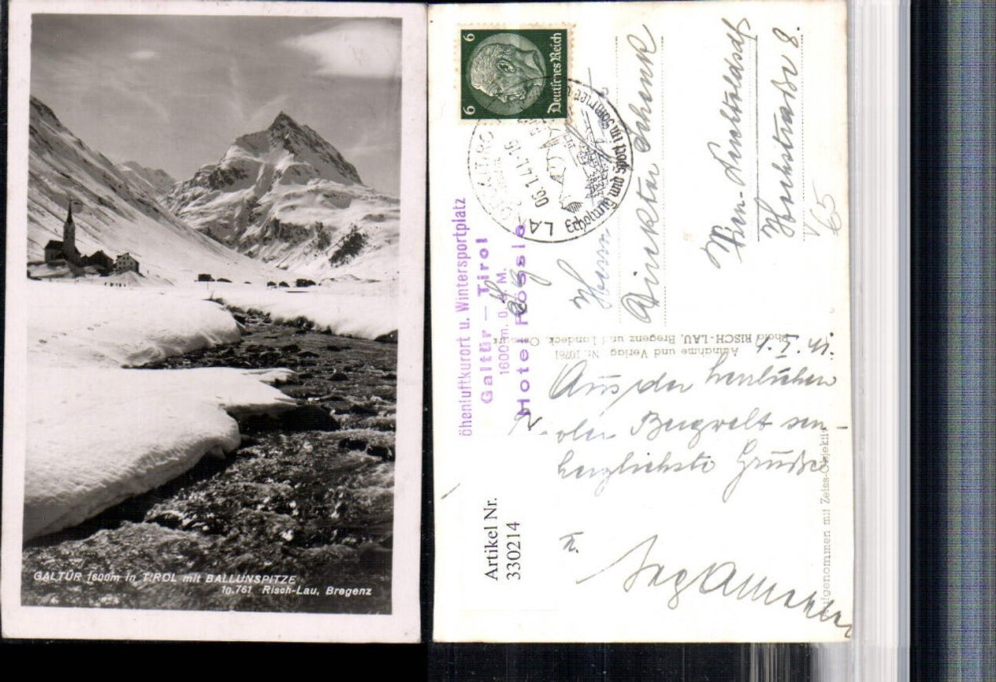 Alte Ansichtskarte – Old Postcard