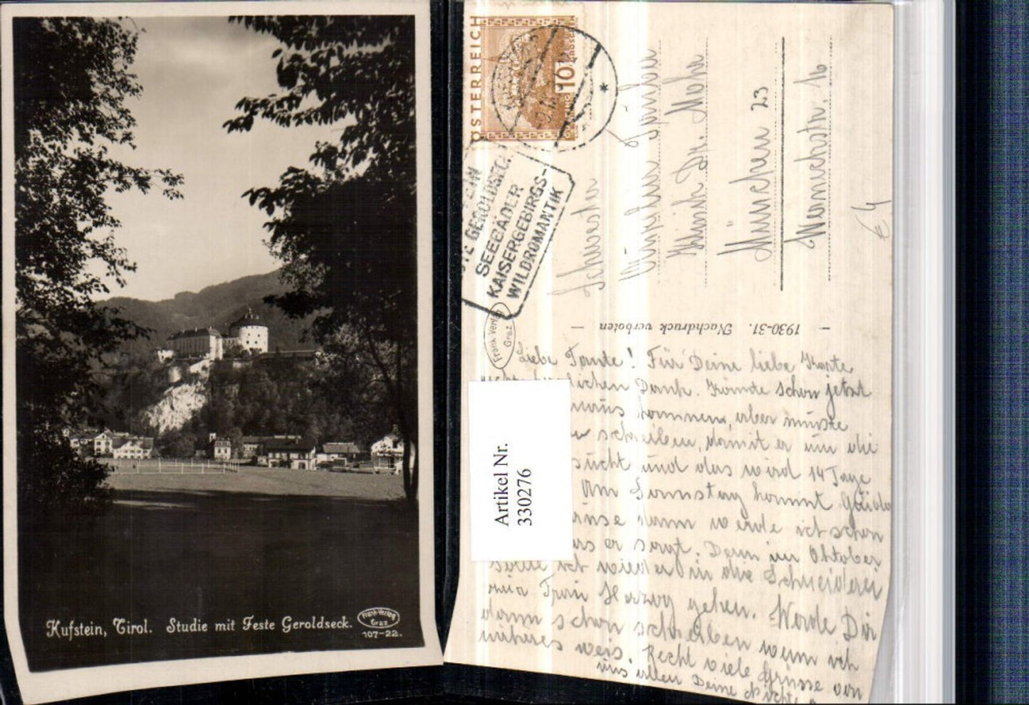Alte Ansichtskarte – Old Postcard