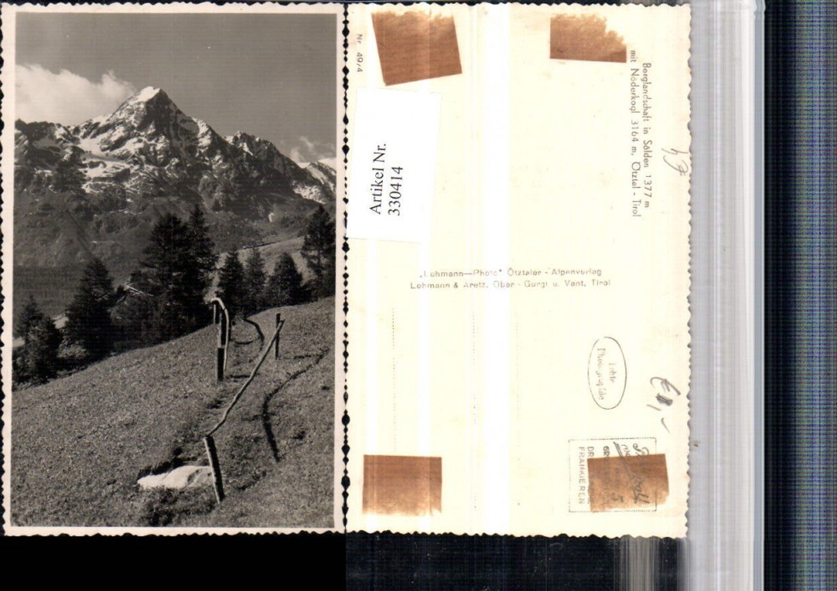 Alte Ansichtskarte – Old Postcard