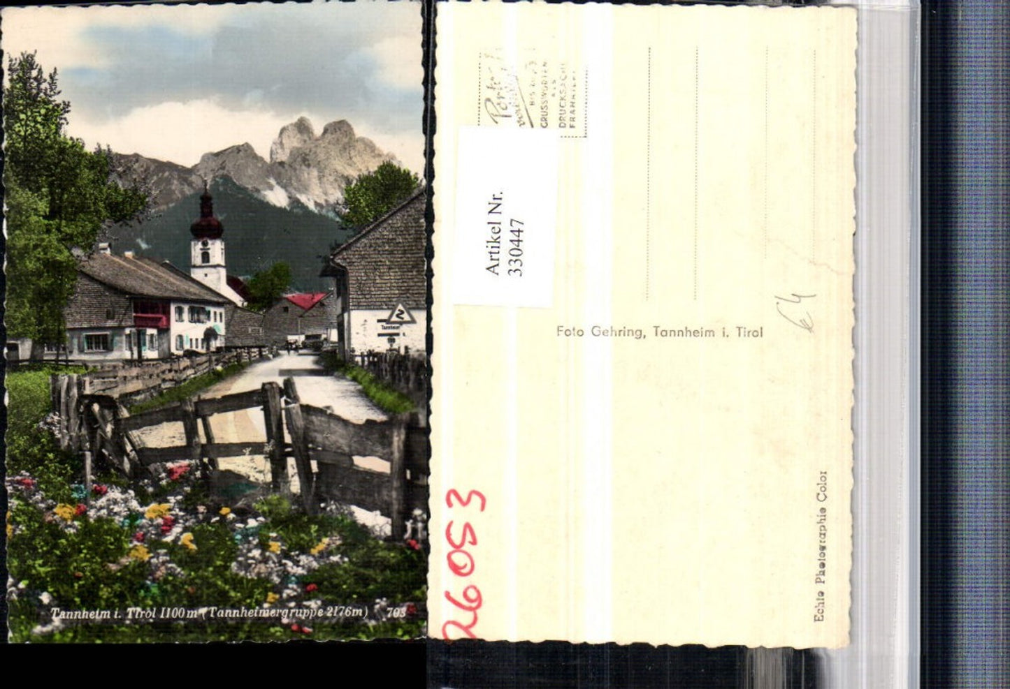 Alte Ansichtskarte – Old Postcard