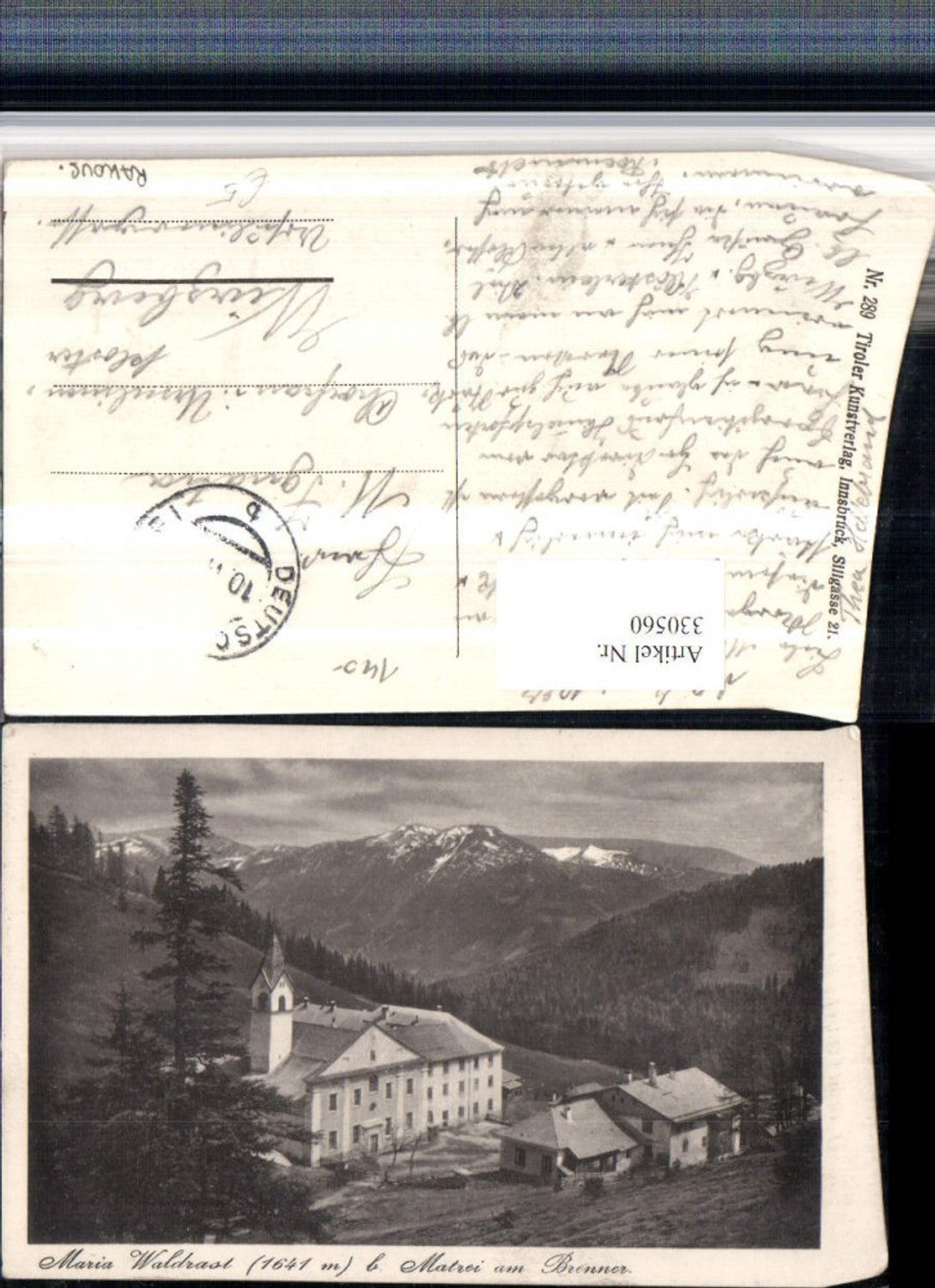 Alte Ansichtskarte – Old Postcard