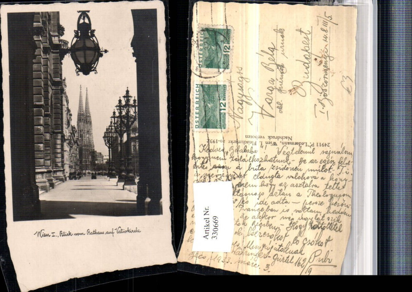 Alte Ansichtskarte – Old Postcard